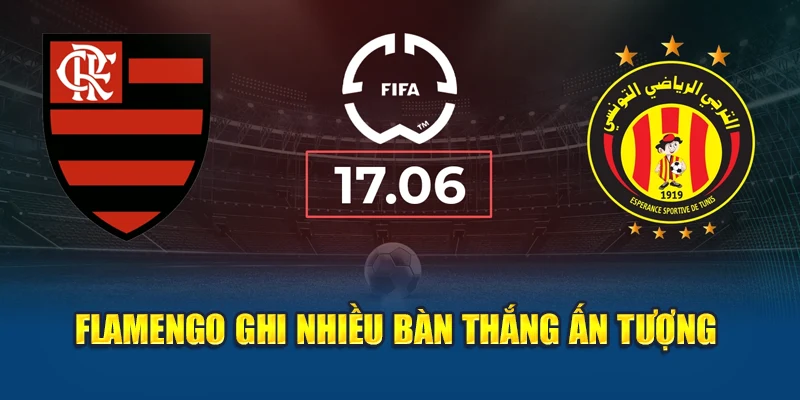 Flamengo ghi nhiều bàn thắng ấn tượng